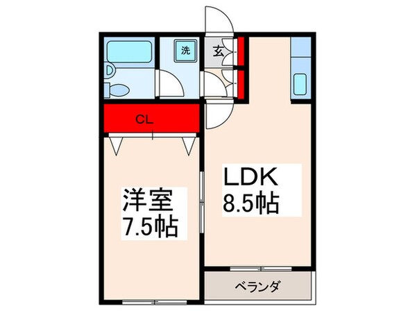 実用マンションの物件間取画像